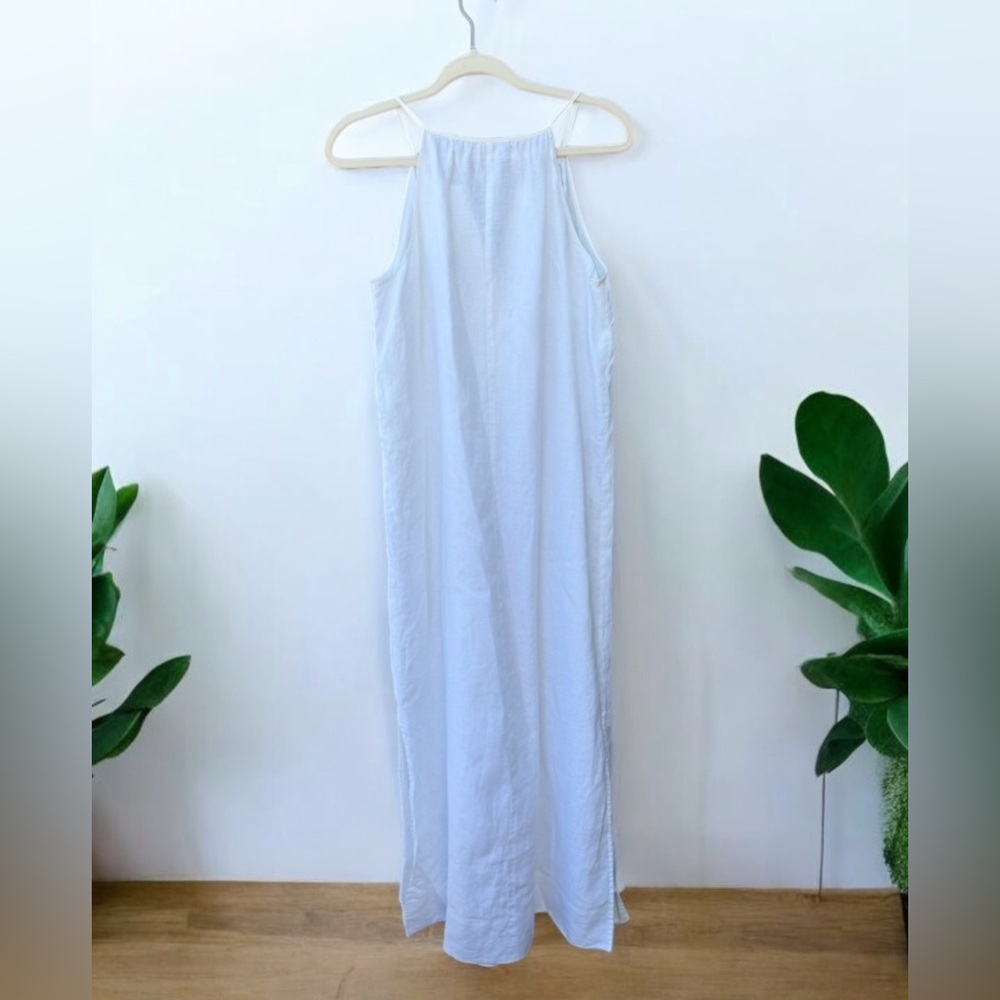 J.Crew Halter Style Linen Maxi Dress Small - Picture 2 of 2